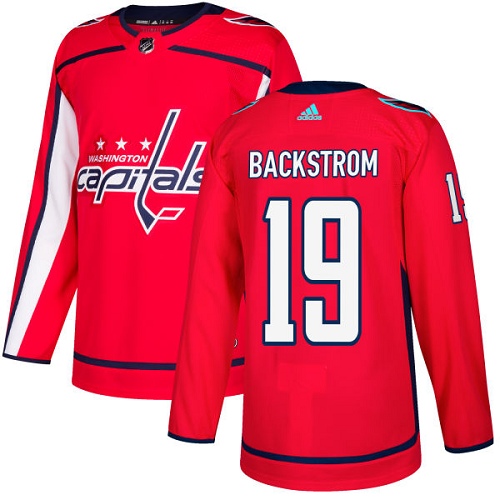 Kinder Washington Capitals Eishockey Trikot Nicklas Backstrom #19 Authentic Rot Heim